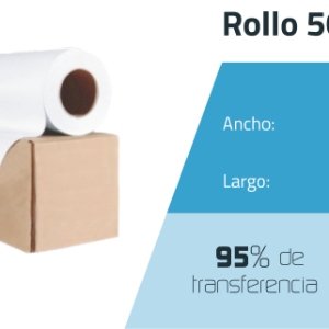 Papeles para sublimación para Plotter - Rollo 50 gr.